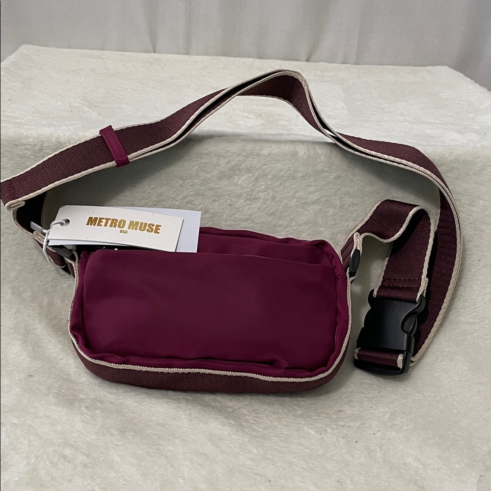 NEW 🆕 Burgundy Mini Crossbody Bag